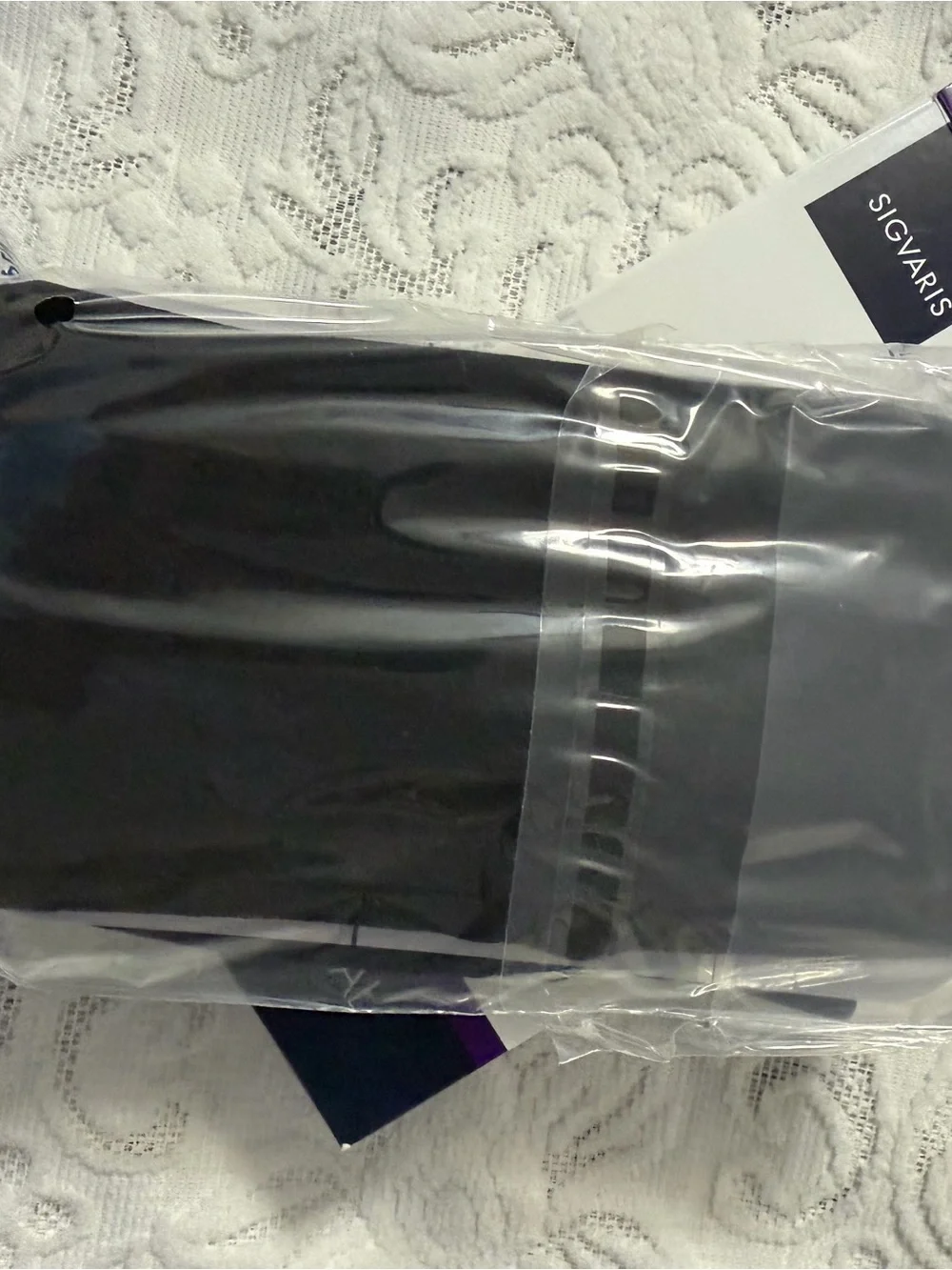 Sigvaris Soft Opaque Compression Hosiery - Black- unopened- brand new- size ML